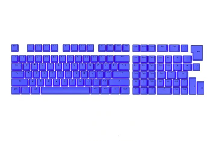 Keycaps - set modrý PBT