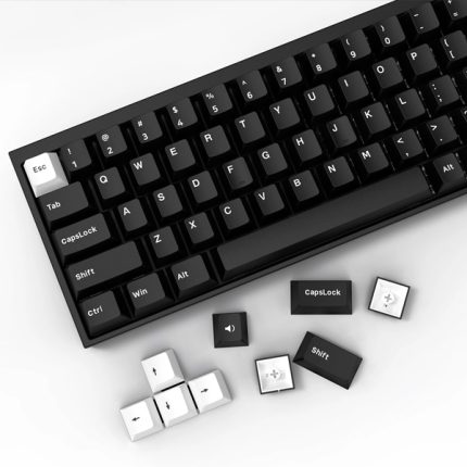 Keycaps XVX - set bielo čierny PBT